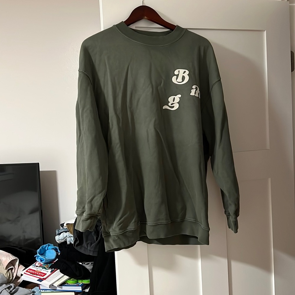 Anine Bing green sweatshirt size large
